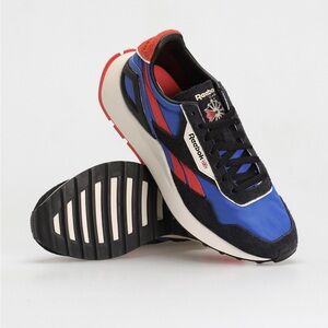 Reebok Classic Legacy AZ Sneakers Blue Red Orange Mens 9.5 Retro